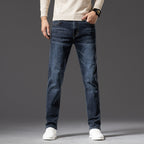 Affordable Luxury Denim Jeans For Men SpringAutumn  New Arrival High-End Stretch Business Style