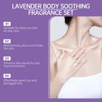 Lavender Body Skin Care Set Gentle Moisturizing Skin