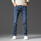 Affordable Luxury Denim Jeans For Men SpringAutumn  New Arrival High-End Stretch Business Style